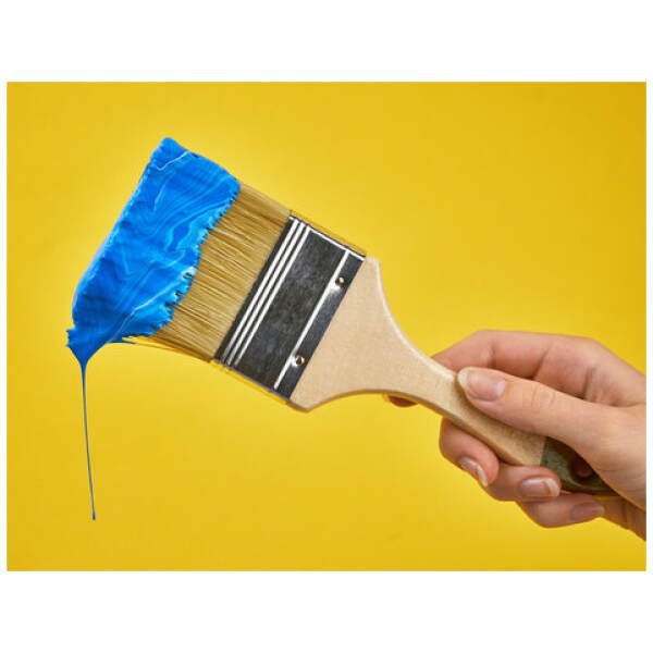 Nylon Round Bristles Paint Brush with Wooden Handle – Implemental