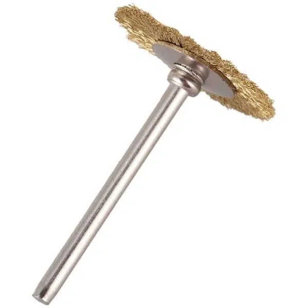 Round Brush Polishing Brush Brass Wire (Pack of 5) - Image 4