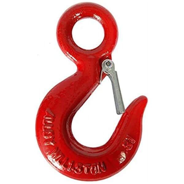 Eye Hook with Latch Heavy Duty Crane Hook Lifting Hook 3 TON