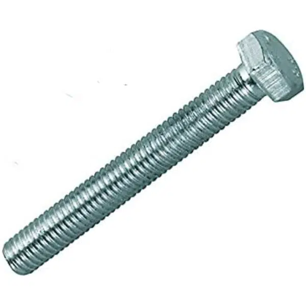 G.I Hex Bolt + Nut 3/8x6-10Pcs