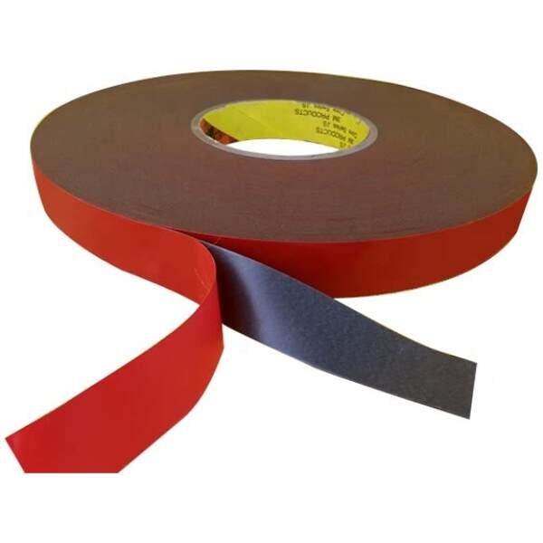 Double-sided Acrylic Foam Tape 12mmx10mt-Red Color
