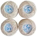 HandPicked Cotton Piping Thread-32Mtr.- Pack of 4Pcs(Dori)