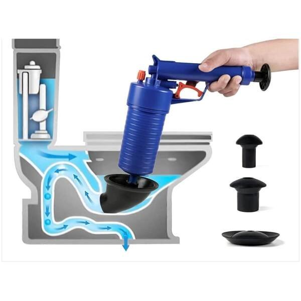 Drain Plunger & Air Drain Blaster Gun