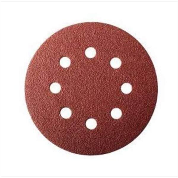 Round Sand Paper Backup Disc 5"Orbital Sander 60, 80, 100, 120 Grit Combo of 40 Pcs(10 Each) - Image 5