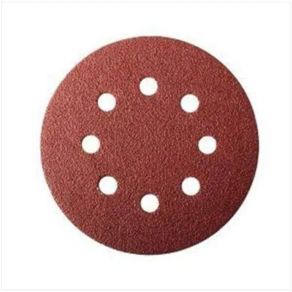 Round Sand Paper Backup Disc 5"Orbital Sander 60, 80, 100, 120 Grit Combo of 40 Pcs(10 Each)