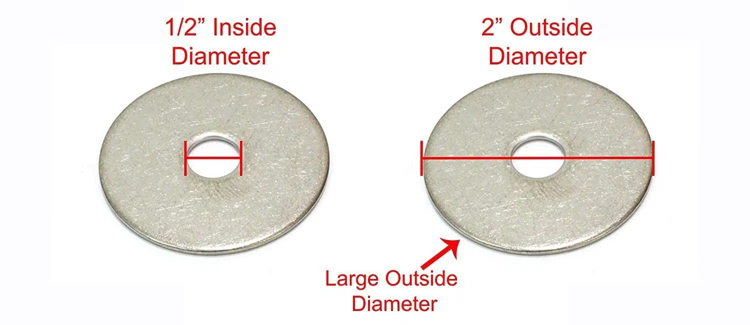 SS Plain Washer 1/2"IDx1"OD -50 Pack - Image 5