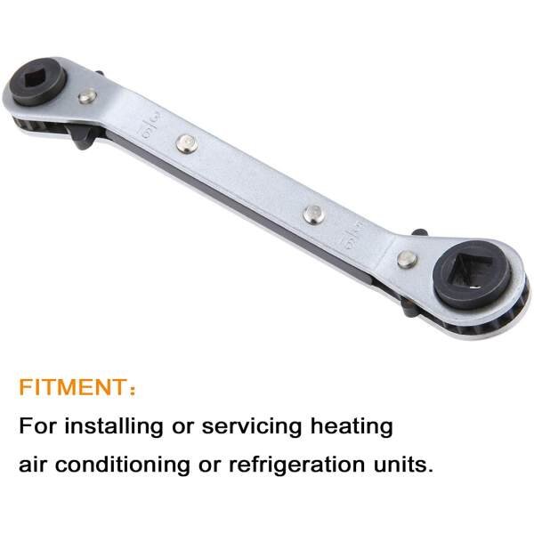 Refrigeration Ratchet Wrench 4Sizes-1/4x3/16 Square3/8x5/16 - Image 3