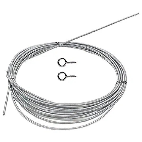 Window Net Curtain 5Meter Spring Wire Kit with 6Hooks - Image 3