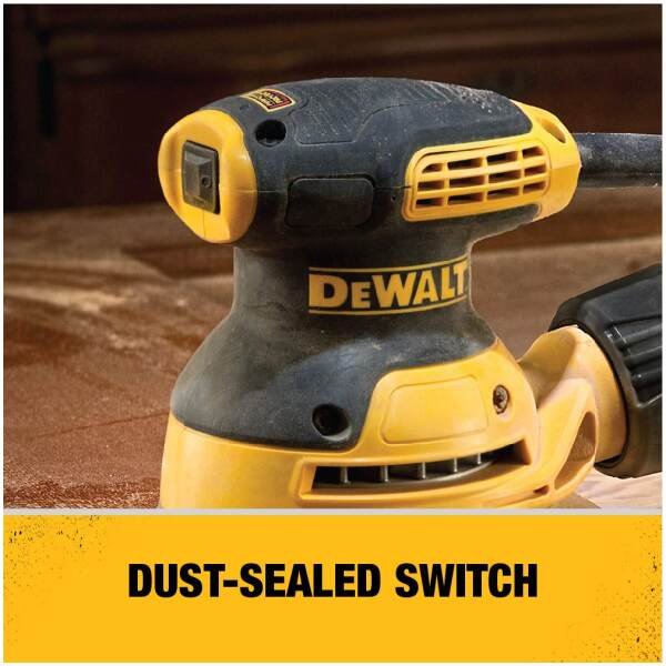 DEWALT Random Orbit Palm Sander DWE6421 280W-125MM - Image 4