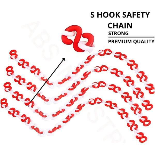 6 Traffic Safety Cone-30" With 6 Meters S Hook Safety Chain - Image 6