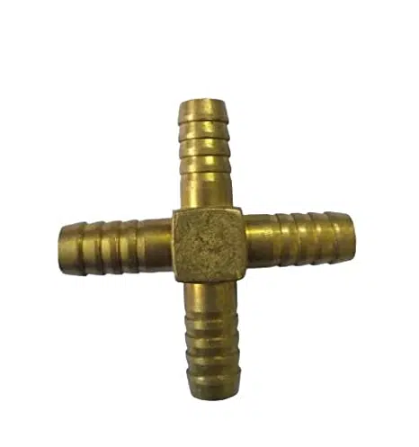 Brass 4 Way Cross Joint - Image 2