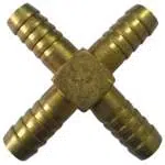 Brass 4 Way Cross Joint