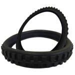 Manual Lawn mower Grass Cutting Machine Rubber Wheel(Set of 2) - Image 4