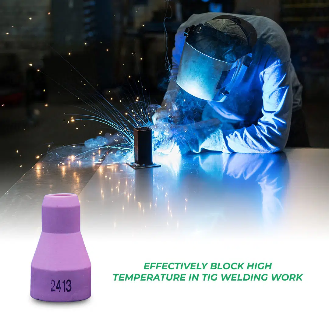 5 pcs Ceramic Nozzle Cups 2413 TIG Welding Torch - Image 3