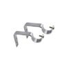 Rod Brackets Clamps Holders Hooks-Pack of 2