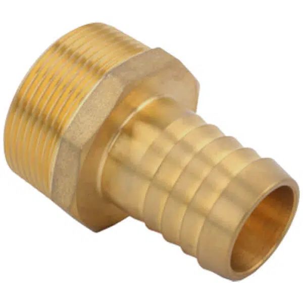 Brass Hose Nipple Hose Connection Male Adapter- 25 X 15MM