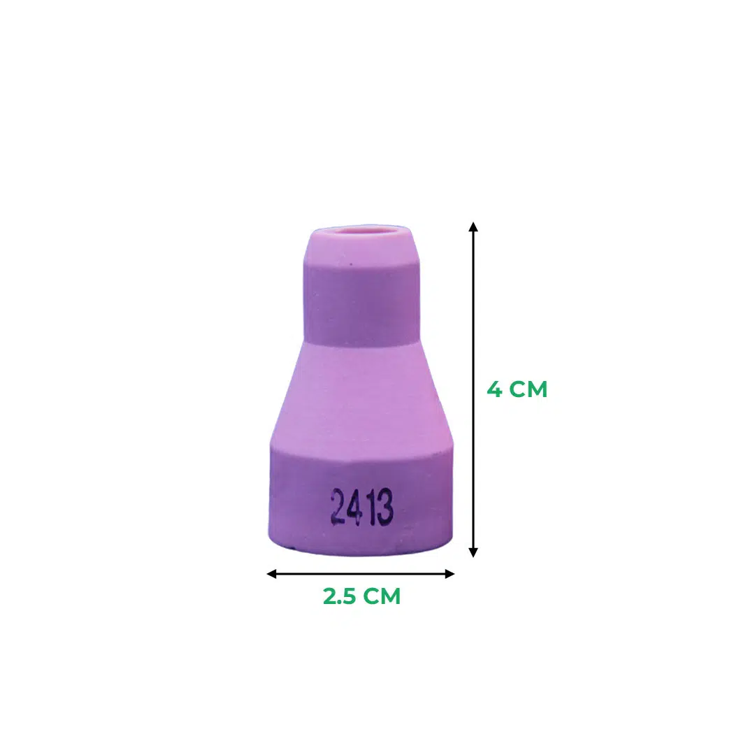 5 pcs Ceramic Nozzle Cups 2413 TIG Welding Torch - Image 2