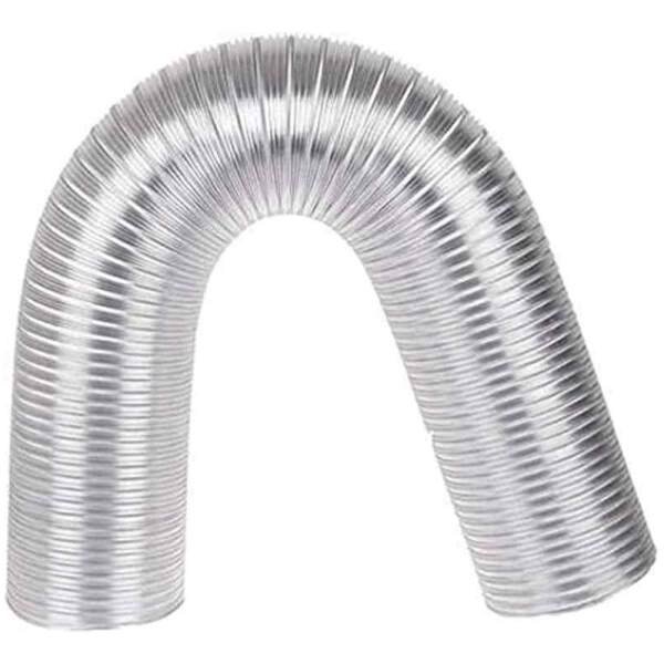 Aluminum Chimney Exhaust Pipe or Flexible Duct Pipe-10Ft.