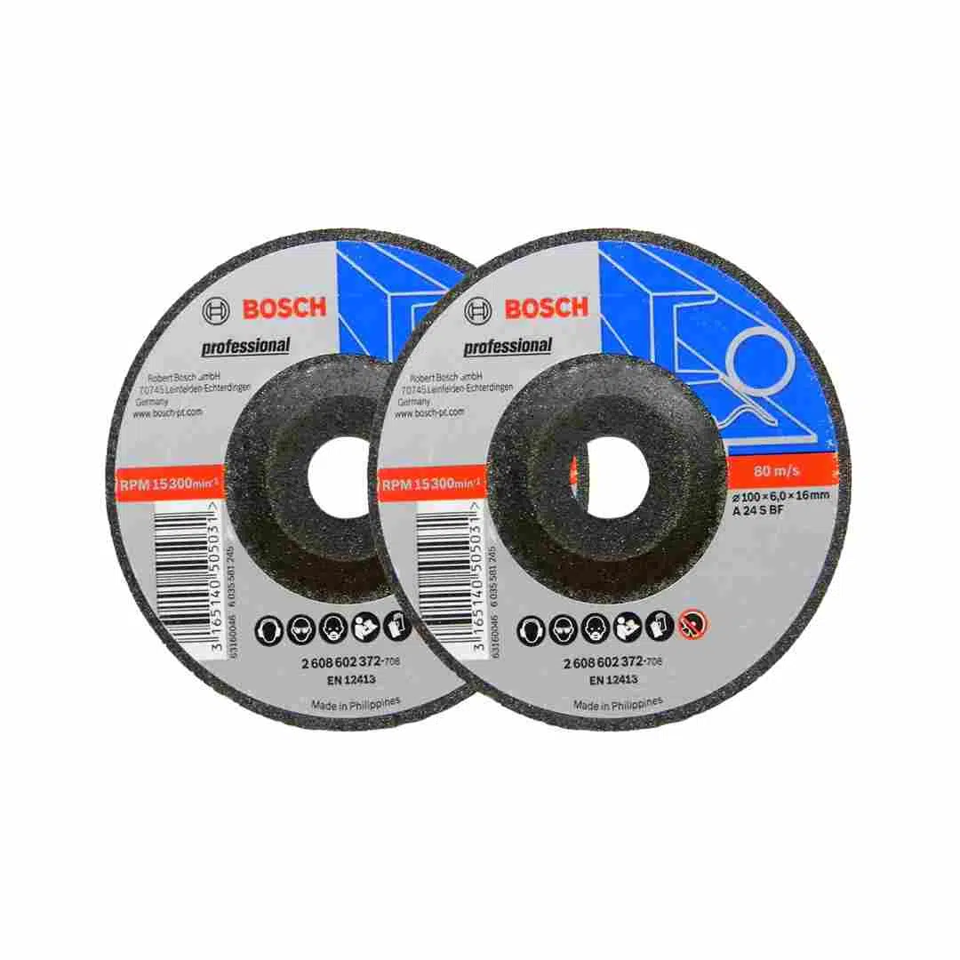Bosch BI241 Metal 4-inch Grinding Wheel Set (Pack of 5) - Image 4