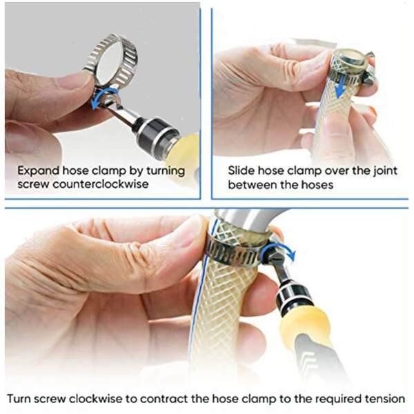 Stainless Steel Adjustable Hose Clamp Implemental