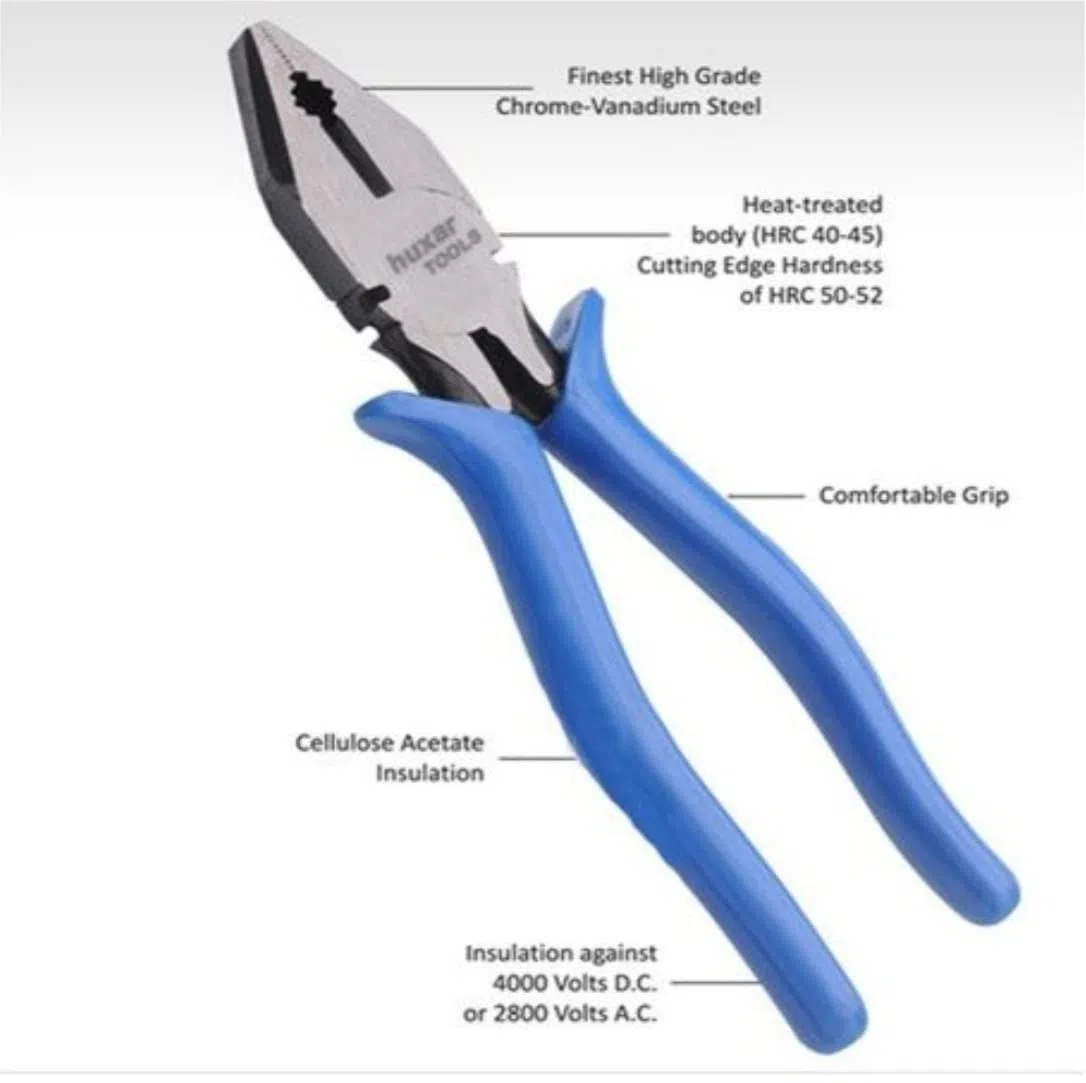 Multipurpose Hand Tool-8" CRV Combination Plier-200mm - Image 3