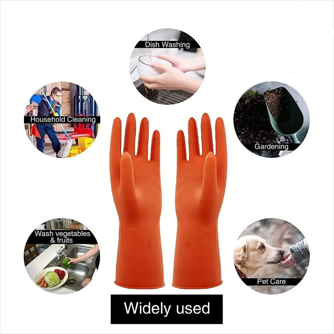 Rubber Hand Gloves 10inch - Image 6