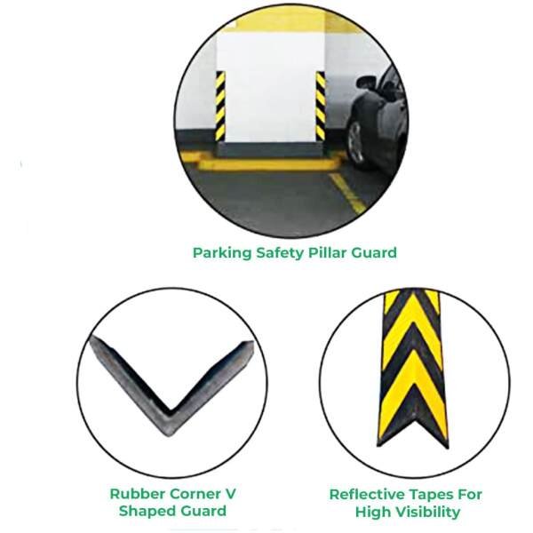 Safety Rubber Corner Guard Size: 80cm - Image 3