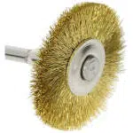 Round Polishing Brush Brass Wire (Pack of 5)