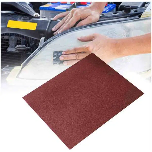 Sand Paper/Emery Paper/Sanding Paper Waterproof For Wood and Metal 9 x 5.5 Inch (Pack of 5) Regmar - Image 6