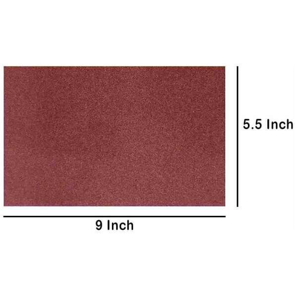 Sand Paper/Emery Paper/Sanding Paper Waterproof For Wood and Metal 9 x 5.5 Inch (Pack of 5) Regmar - Image 3