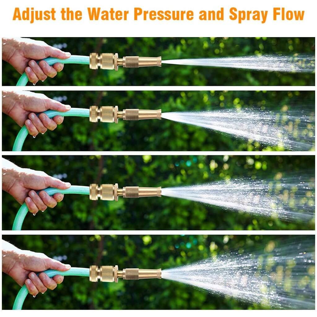 Brass Nozzle Water Spray Gun Hose Nozzles Pipe For Gardening And