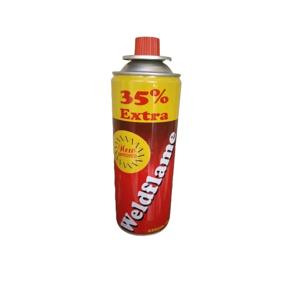 Weldflame Butane Gas Can Fire gas