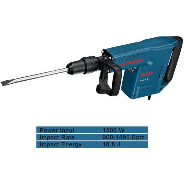 Bosch Corded Electric Demolition Hammer-11 E -11 kg-1500W - Image 5