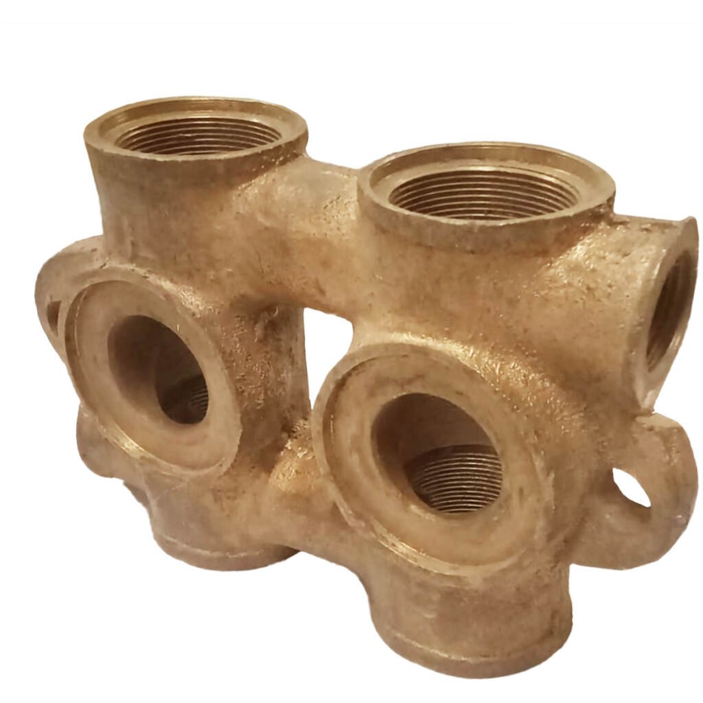 Brass Valve Chamber for Car Washer Head Implemental