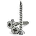 Threaded Chipboard Zinc Coated Screws-100Pcs