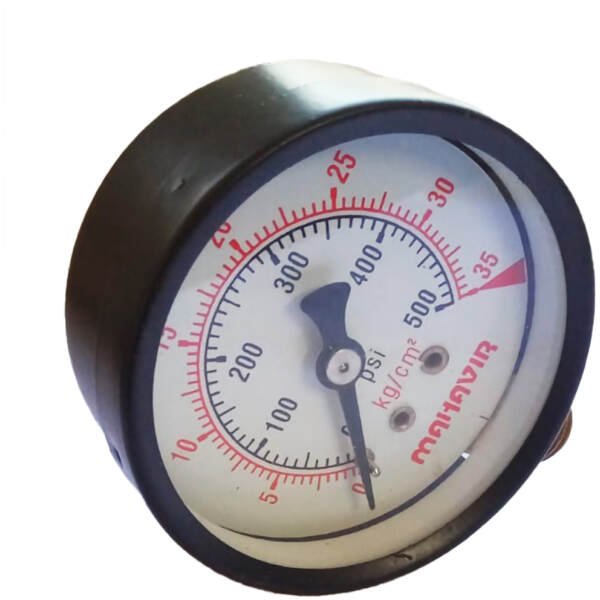 Pressure Gauge-2 1/2 Inch Thread 1/4Inch (500 PSI 35 Kg/Cm²) - Image 2