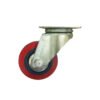 PU Plate Type Trolley Wheel Without Break 4 X 2 INCH