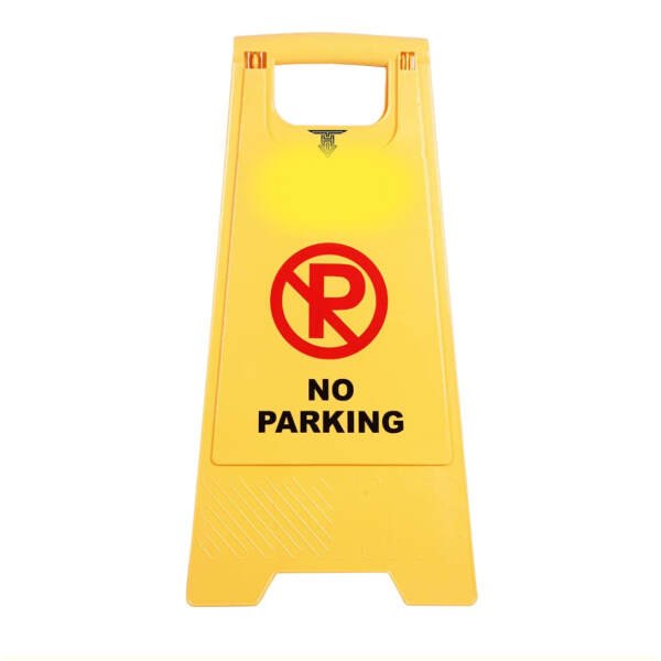 No Parking Sign Board Yellow sign Stand