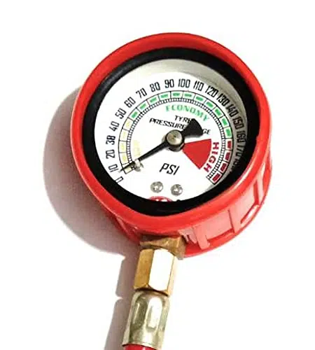 Mayur Tyre Pressure Gauge Hose Type 0-200 PSI Size: 50mm - Image 4