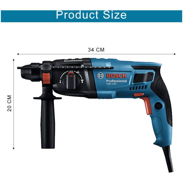 Bosch Rotary Hammer GBH 220 - Image 3