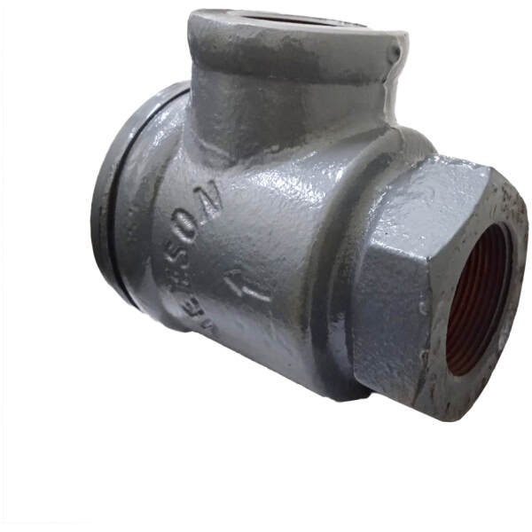 C.I Angle Feed Check Valve - 1 1/2 Inch