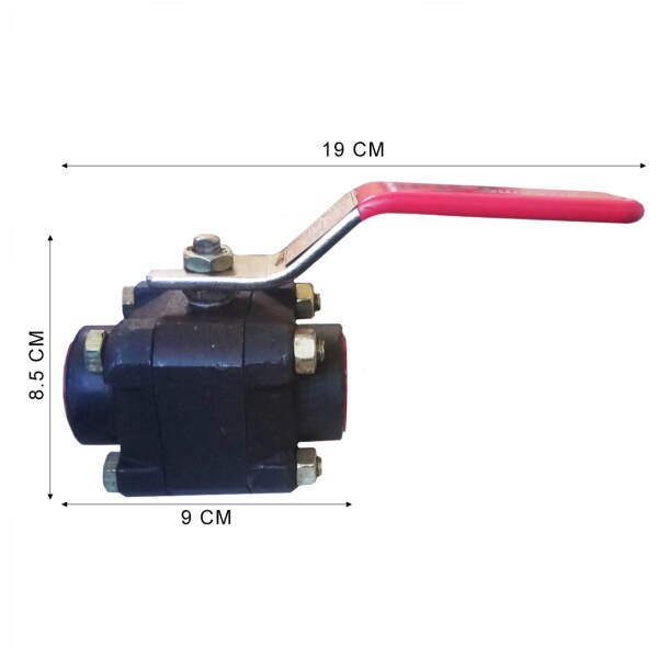 Forged Carbon Steel Ball Valve-1 Inch - Image 3