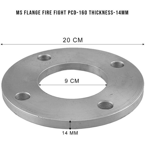 MS Flange Fire Fight PCD-160 Thickness-14mm - Image 3