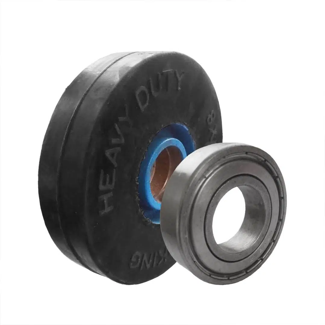Rubber Bonded C.I Wheel With Bearing - Image 2