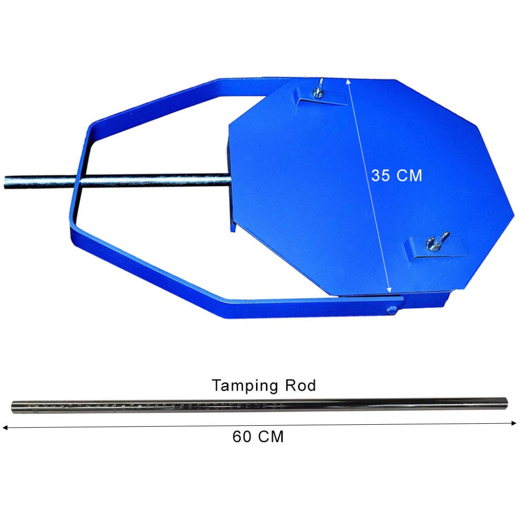 Slump Cone Easy To Carry Handle and tamping Rod Implemental