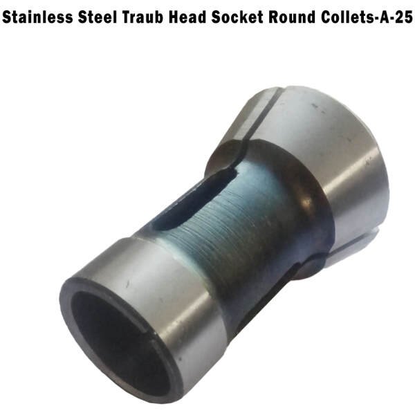 Stainless Steel Traub Head Socket Round Collets-A-25 - Image 3