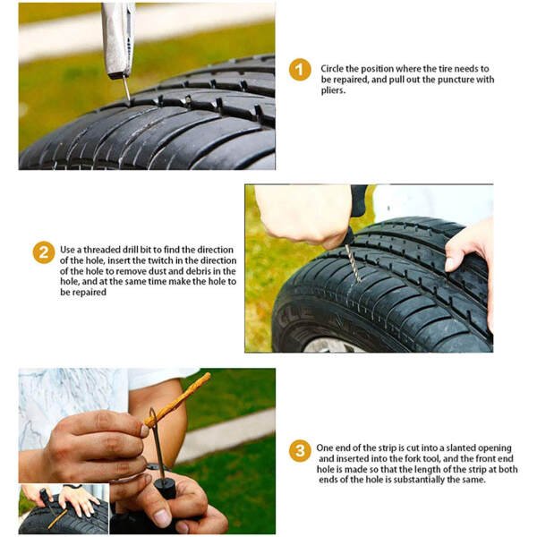 Tubeless Tire Puncture Repair Strips - Pack of 5 - Image 5