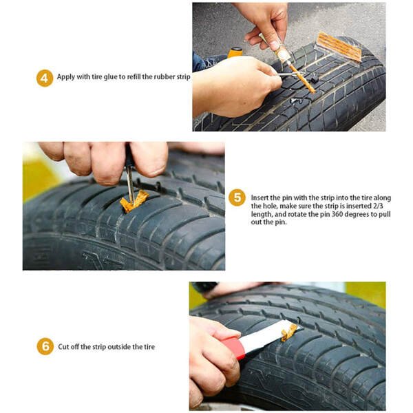 Tubeless Tire Puncture Repair Strips - Pack of 5 - Image 6