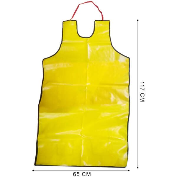 Yellow Pvc Chemical Aprons (26 x 48 inch) - Image 3