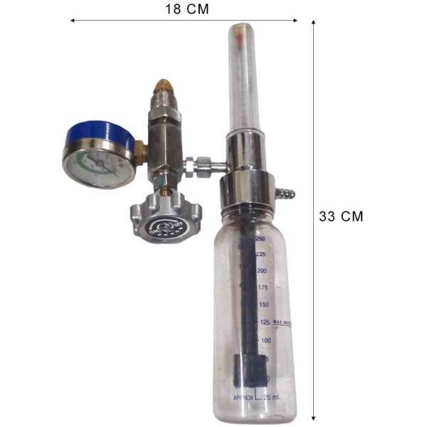 Oxygen Fine Adjustment Valve Rotameter (Gauge-3000 ib/in2) - Image 3